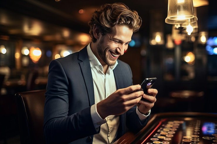 Ilustrasi pendaftaran akun pada platform hiburan digital dengan keamanan data terpercaya